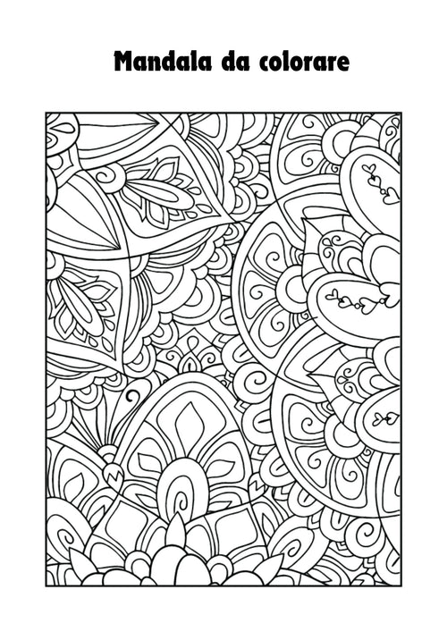 Mandala da colorare